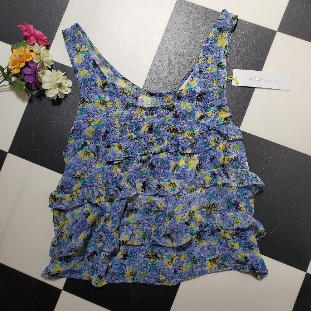 NWT BCBGeneration Breezy 🌞 Summer Cami Tank Top L